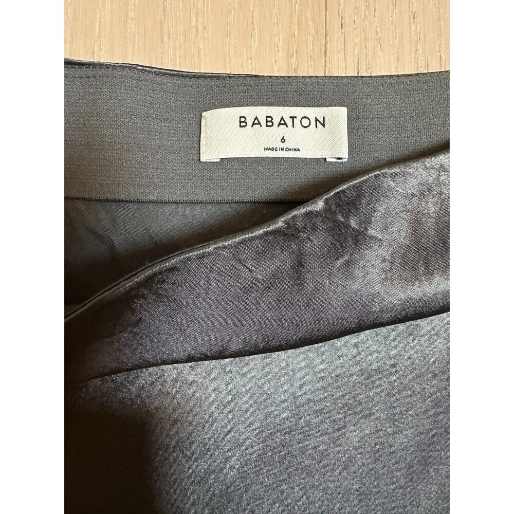 Babaton Slip Skirt Classic Flare Minimalist Everyday Luxury Capsule Piece 6